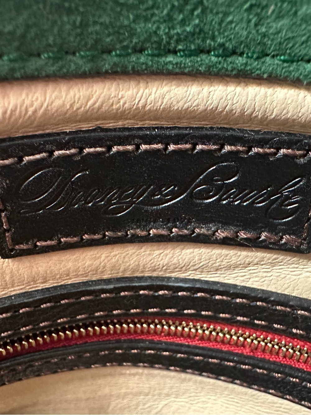 Dooney & Bourke Cameron Black Florentine Leather Satchel - Picture 13 of 14